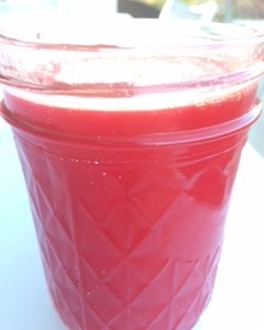 Bright breakfast juice