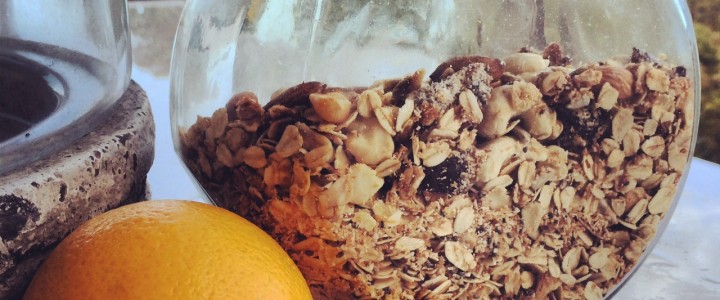 Orange and cinnamon muesli