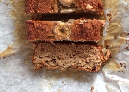 Cacao chip banana bread