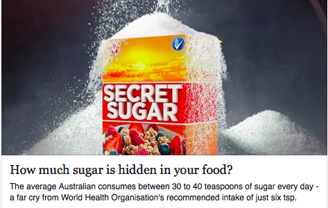 How much sugar is hidden in your food?